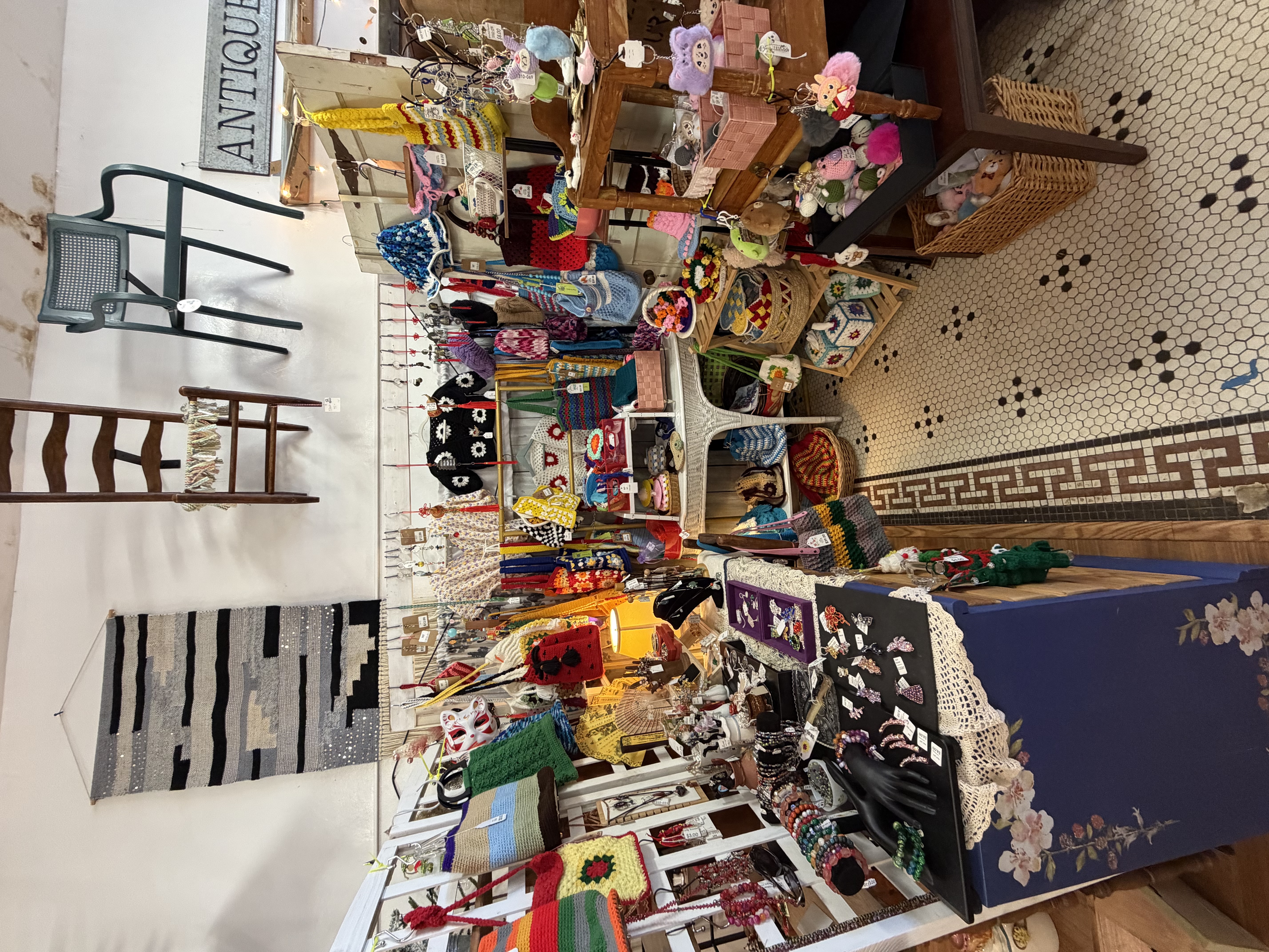 Colorful handmade crafts and local art at Bare Wood Market